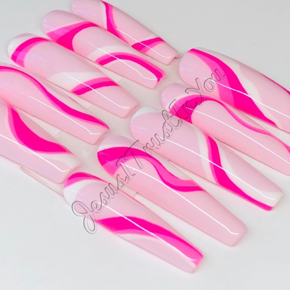 TRANSFORMED- XXL BALLERINA PRESS ON NAILS